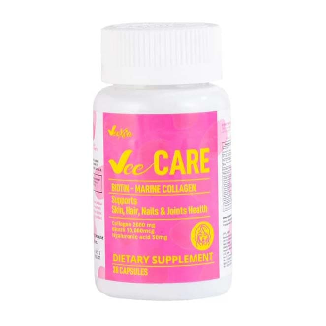 Veexia Vee Care Marine Collagen with Hyaluronic Acid and Biotin Capsules - 60 Capsules